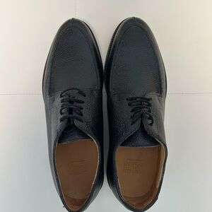 KALMAN Black Leather Men’s Shoes